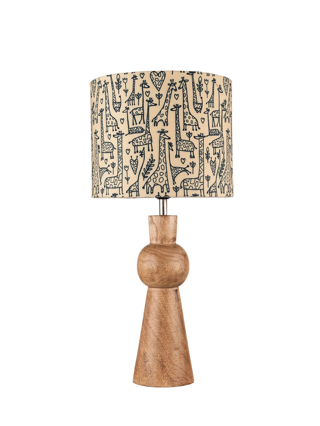 Wooden Skirt Lamp