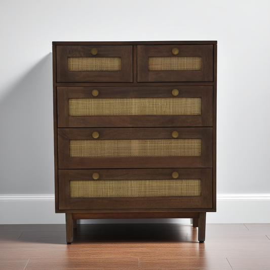 Rattan Solid Chest Drawer